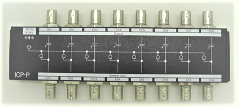 ICP加速度センサ用電源アダプタ ICP-P8